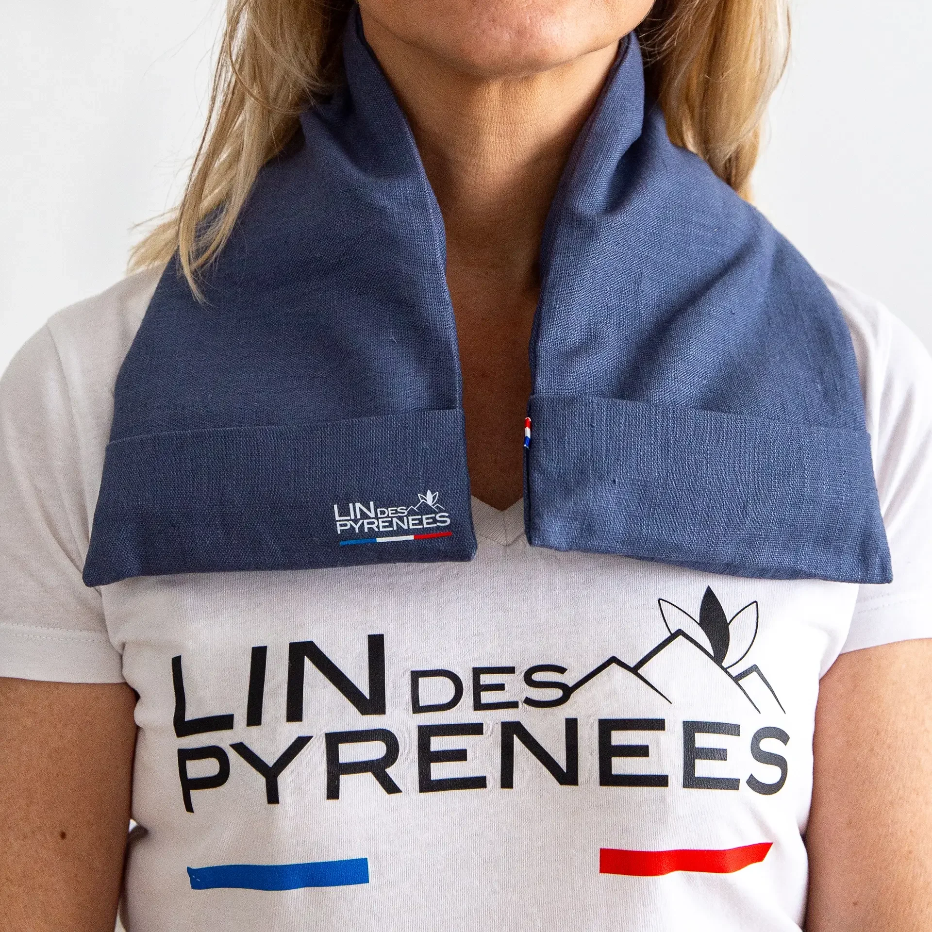 Tour de cou - Bleu suède