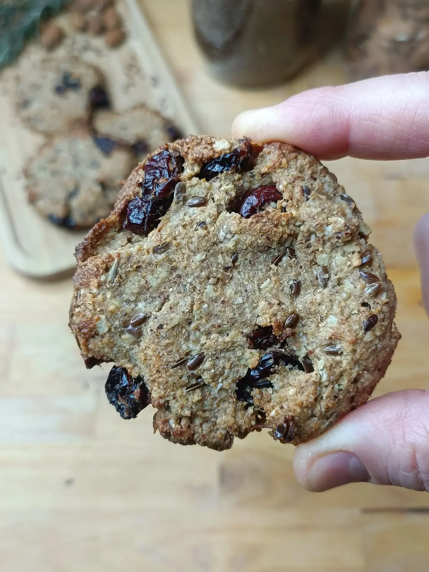 Cookies lin cranberries sarrasin - Lin des Pyrénées