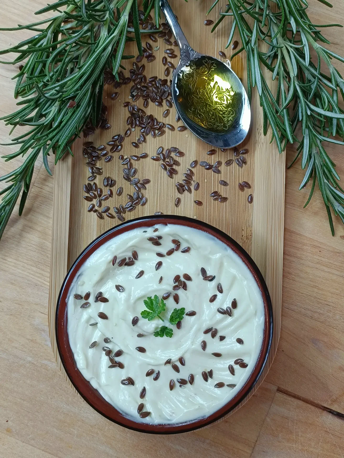 Mayonnaise à l huile de lin et sel kala namak - Lin des Pyrénées