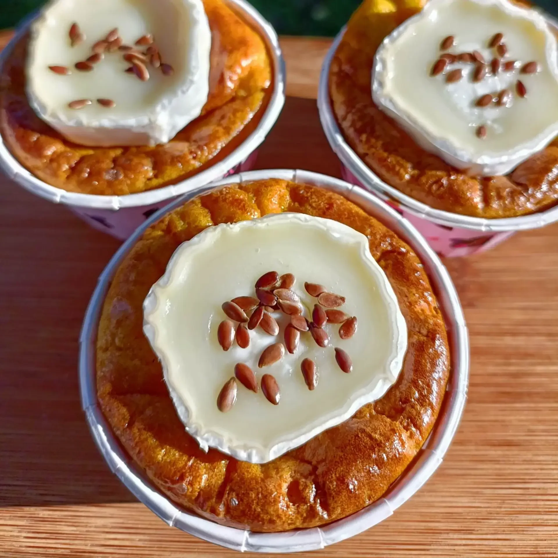 Muffins chèvre potimarron - Lin des Pyrénées
