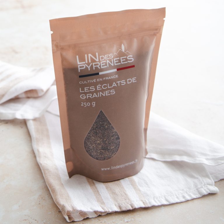 éclats de graines de Lin