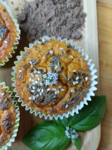 Muffins ratatouille farine de lin sans gluten — Lin des Pyrénées